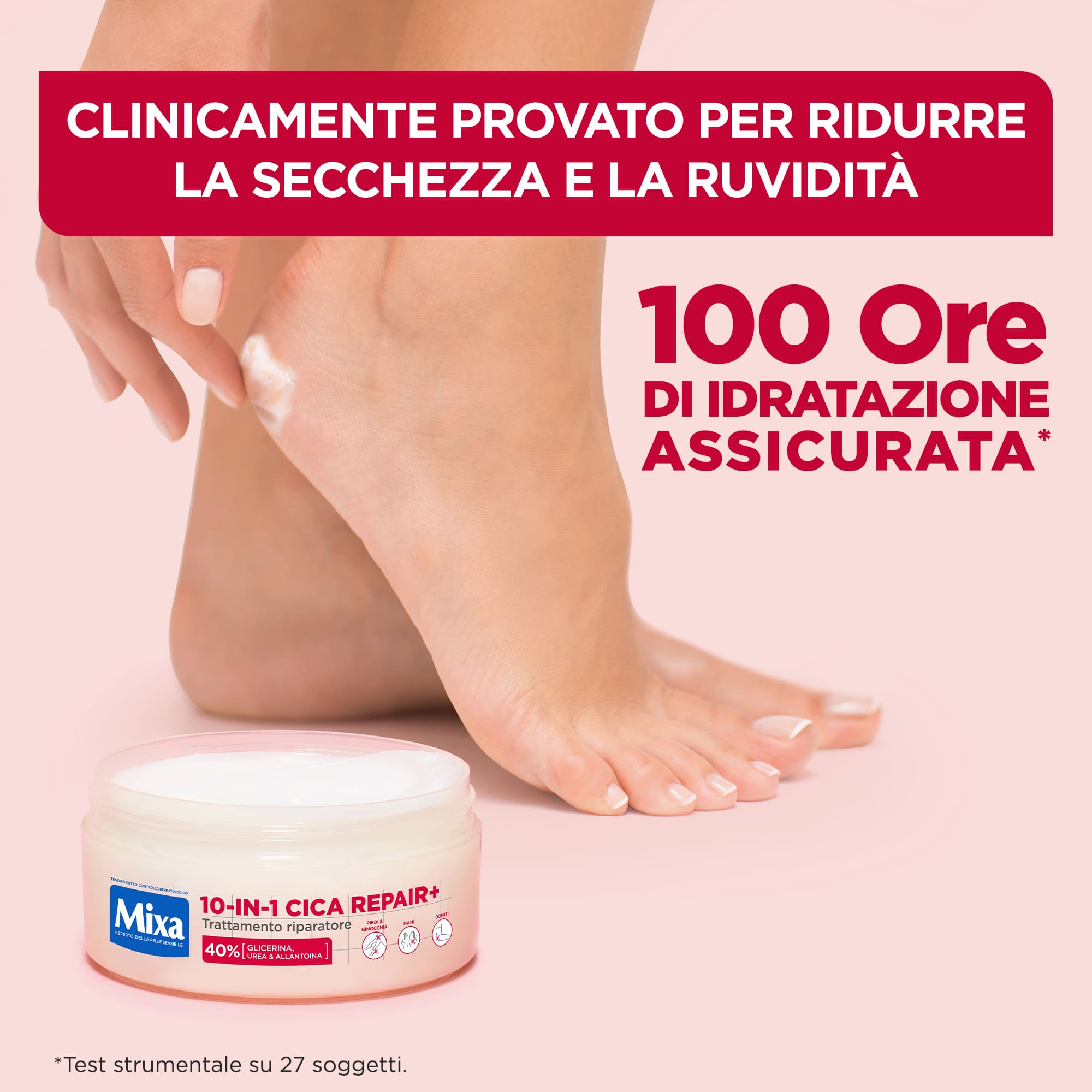 Trattamento Riparatore 10-in1 Circa Repair+ : clinicamente provato per ridurre secchezza e ruvidità della pelle
